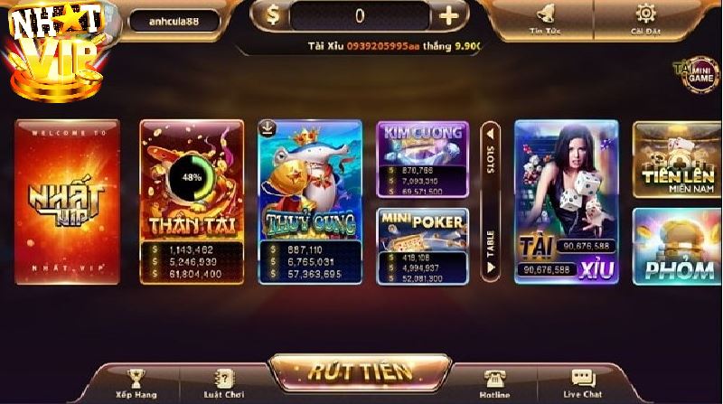 NHATVIP - Thương Hiệu Cá Cược Độc Quyền Hiện Đại Nhất 2025 2 Top các sảnh cược hấp dẫn tại NHATVIP